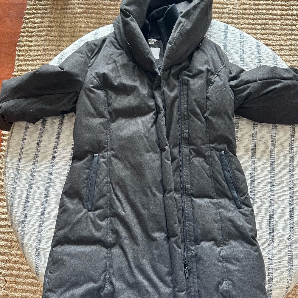 Soia & Kyo olive and black down coat - Picture 3 of 5